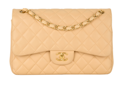 Jumbo Classic Double Flap, Lambskin, Beige, 16910503(2012), B/DB/AC/E, 3*